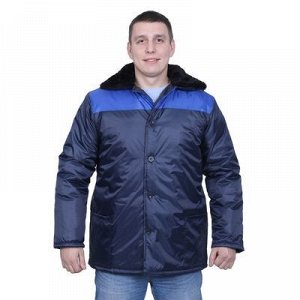 Куртка рабочая, размер 52-54, рост 170-176 см, цвет сине-васильковый