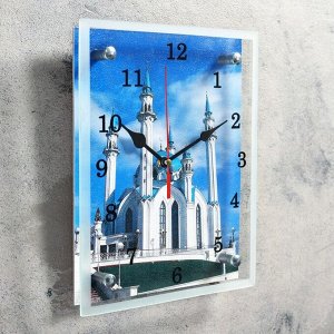 Часы настенные, серия: Город, "Мечеть Кул Шариф", 20х25 см