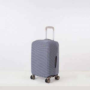 Чехол для чемодана 20", цвет синий/белый