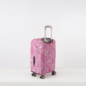 Чехол для чемодана 024 20", 36*24*49, огурцы розовые