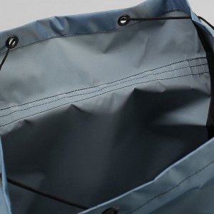 Рюкзак туристический, 78 л, отдел на шнурке, 3 наружных кармана, цвет серый