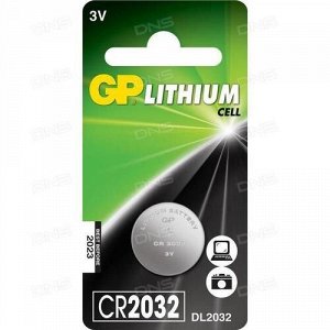 Батарейки GP CR2032 (1 шт.)