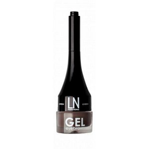 LN Гель для бровей с кисточкой EYEBROW GEL, 2г, №01 темно-коричневый *