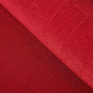 Бумага для упаковок и поделок, Сartotecnica Rossi, гофрированная, красная, однотонная, двусторонняя, рулон 1 шт., 0,5 х 2,5 м
