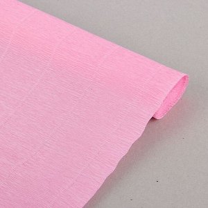 Бумага для упаковок и поделок, Cartotecnica Rossi, гофрированная, розовая, однотонная, двусторонняя, рулон 1 шт., 0,5 х 2,5 м