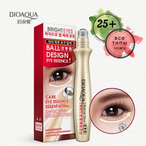 Сыворотка-роллер для век с экстрактом жемчуга Bioaqua Roll-on Yeux Bright Eyes Essence 15мл