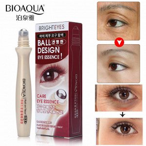 Сыворотка-роллер для век с экстрактом жемчуга Bioaqua Roll-on Yeux Bright Eyes Essence 15мл