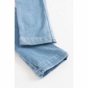Брюки 60% хлопок 29% п/э 11% эластан Брюки с высоким содержанием хлопка, выполнены в джинсовом дизайне. Брюки так же украшают три разноцветные кисточки с левой стороны.