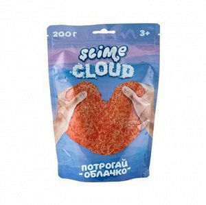 Слайм Cloud-slime потрогай Облачко, с ароматом персика, 200 гр, арт.S130-31