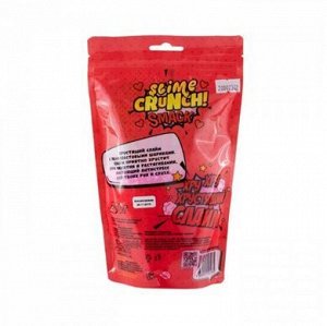 Слайм Crunch-slime SMACKс ароматом земляники, 200 гр, арт.S130-25