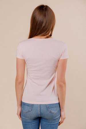 Женская футболка B165 розовая