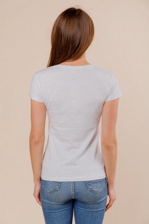 Женская футболка B164 светло-серая