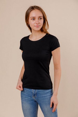 Женская футболка B164 черная