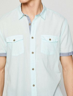 Рубашка Материал: %100  Хлопок Параметры модели: рост: 187 cm, грудь: 98, талия: 74, бедра: 94 Надет размер: M