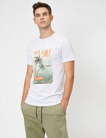 Футболки белая MIAMI BEACH