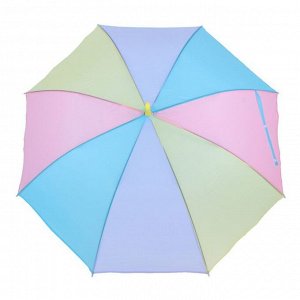 Зонт детский полуавтоматический "Радуга пастель", r=46см, цвет МИКС