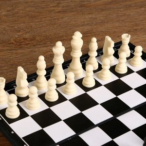 Шахматы, доска пластик 31 х 31 см, король 8 см, пешка 3.8 см