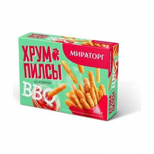 Хрумпилсы из курицы Bbq, замороженные, картон, Мираторг, 250г