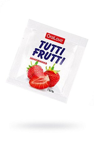 СЪЕДОБНАЯ ГЕЛЬ-СМАЗКА TUTTI-FRUTTI ДЛЯ ОРАЛЬНОГО СЕКСА , 4ГР