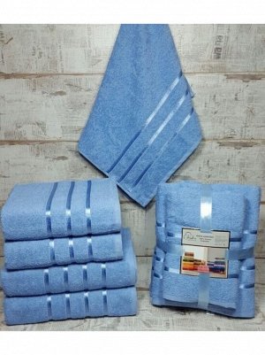 Набор полотенец голубой