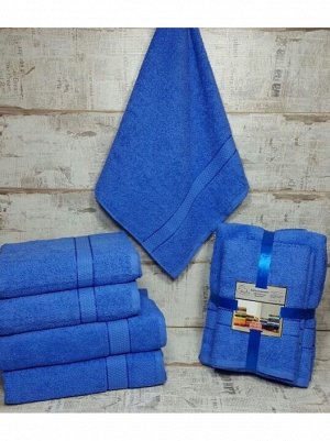 Набор полотенец синий
