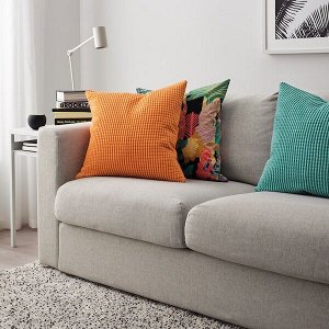 ГУЛЛЬКЛОКА Чехол на подушку, оранжевый, 50x50 см