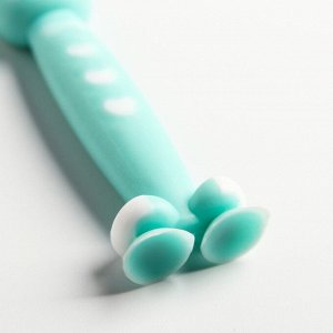 Детская зубная щетка на присоске (нейлон), цвет МИКС