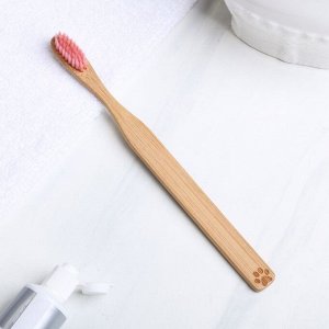 Зубная щетка, бамбук «Доброе утро!», 18 х 2 х 2 см