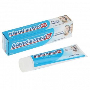 Зубная паста Blend-a-med "Анти-Кариес Здоровая Белизна" Деликатное отбеливание, 100 мл