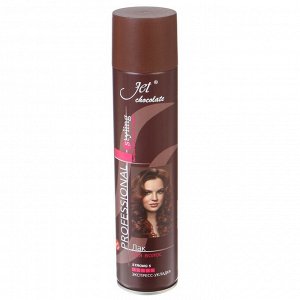Лак для волос Jet chocolate Strong maxi "Экстра сильная фиксация", 300 мл