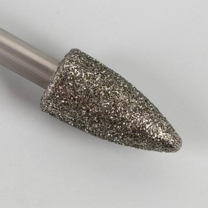 Фреза алмазная для маникюра «Пламя», средняя зернистость, 5,2 - 10,5 мм