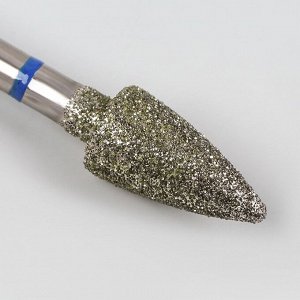 Фреза алмазная для маникюра «Пламя», средняя зернистость, 5,2 ? 10,5 мм