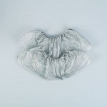Бахилы &quot;Прочные&quot;, серебряные, 400 x 140 мм., 100 пар, 36 мкм., 3,5 г
