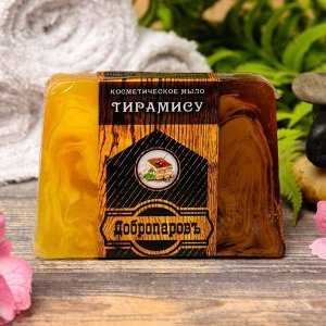 Косметическое мыло для бани и сауны "Тирамиссу", "Добропаровъ", 100 гр.