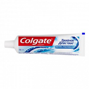 Зубная паста Colgate «Тройное действие», экстра отбеливание, 100 мл