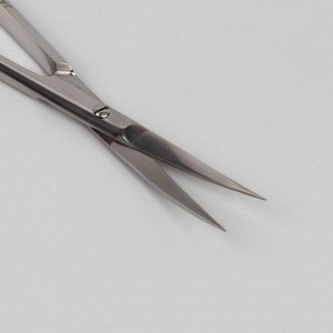Ножницы маникюрные, для кутикулы, загнутые, 11 см, цвет серебристый, НСС-6L