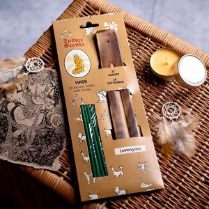 Ароманабор ароматы зодиаков "Дева" (20 палочек с деревянной подставкой)