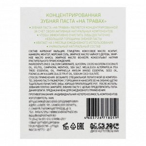 Зубная паста Vian "На травах" концентрированная, 25 г