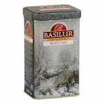 А Чай Basilur Праздничная коллекция МОРОЗНЫЙ ДЕНЬ 85г.*6*36 ж/б