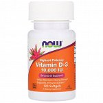 Now Foods, Vitamin D-3, 10,000 IU, 120 Softgels