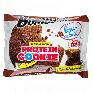 Печенье Bombbar протеиновое Chocolate brownie 40 г 1 уп.х 12 шт.