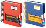 Бизнес-блокнот А6 200л клетка на спирали &quot;ULTIMATE BASICS&quot; с разделителями, пластиковая обложка 3-200-374 Альт {Китай}