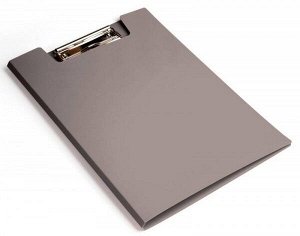Папка планшет "Бюрократ" с верхним прижимом, серый 1/20 арт. PD602grey