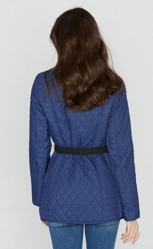 Куртка F012-1210 blue женская стеганая демисезонная