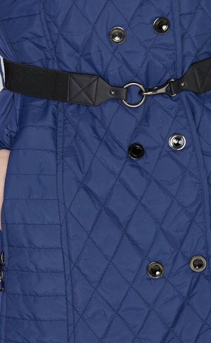 Куртка Новинка от Fine Joyce - стеганая демисезонная куртка, дополненная поясом. Универсальная модель слегка приталенной формы застегивается при помощи кнопок, снабжена небольшим воротником-стойкой и 