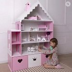 Мебель для детской и кукольный домик (2 в 1) (из МДФ)