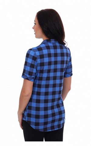 Рубашка "Катрин" индиго, Модель: 0523ин