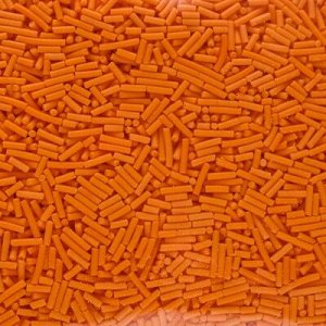 Кондитерская посыпка "Вермишель", оранжевая, 750 г