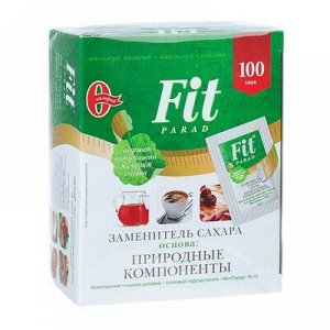 Заменитель сахара ФитПарад на эритрите и стевии №10 саше 50 г (100 штук)