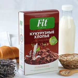 Fitparad Кукурузные хлопья с шоколадом 200 г (коробка)